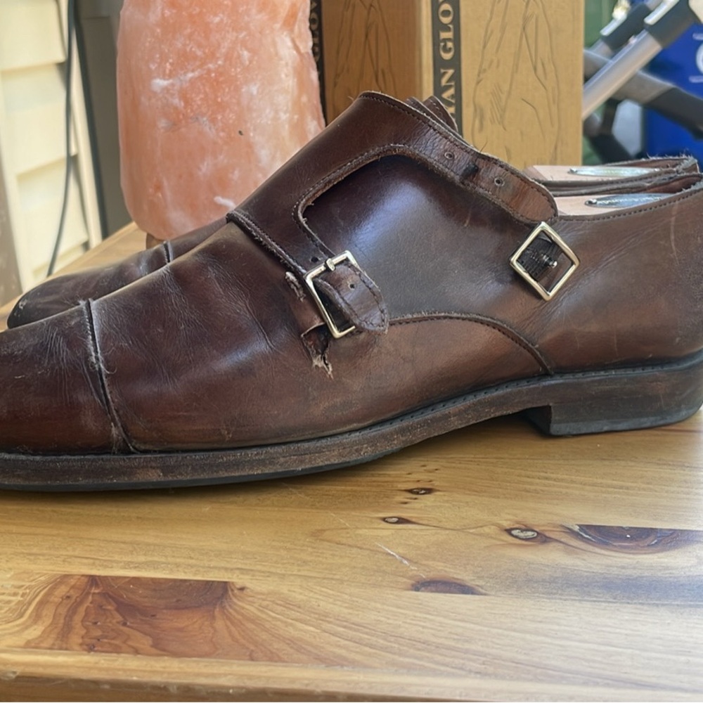 Allen Edmonds Brown Leather Oxford Shoes